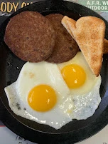 Sausage Patties Toast